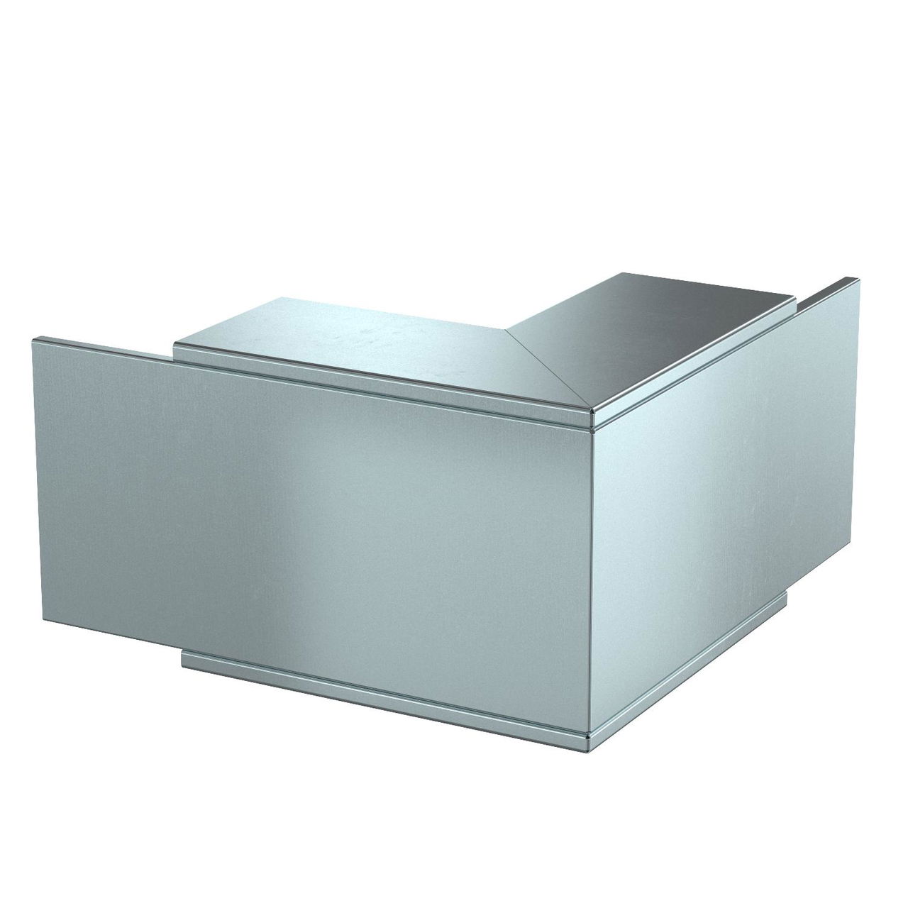 Ângulo externo com tecido antifogo 370x200x370 Aço galvanizado pelo método Sendzimir zinco