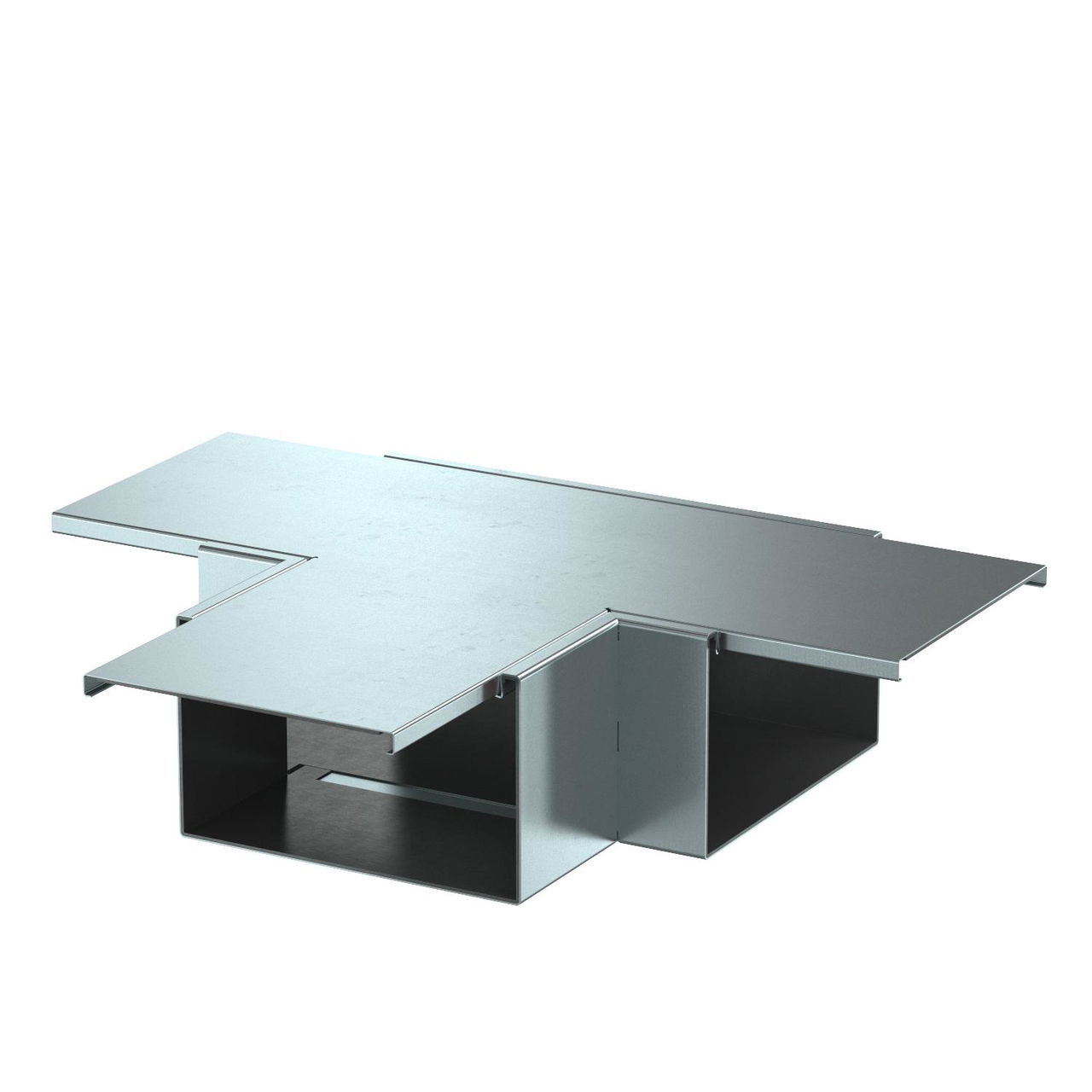Derivação em T com tecido antifogo 600x400x120 Aço galvanizado pelo método Sendzimir zinco