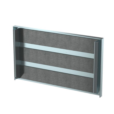 Topo com tecido antifogo 205x20x121 Aço galvanizado pelo método Sendzimir zinco