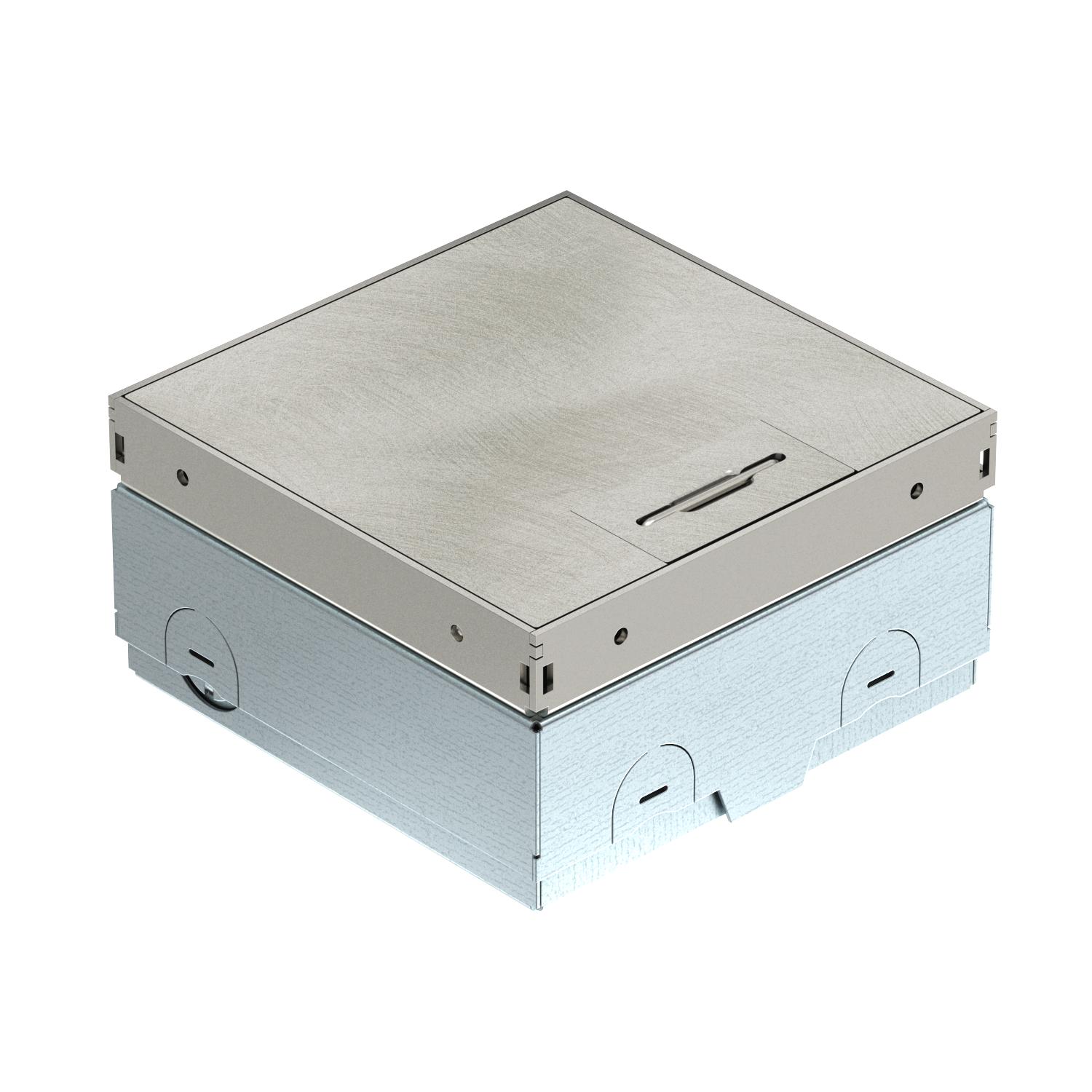 Floor socket unequipped, Angelhair 140x140x75