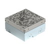 Floor socket unequipped, Spots 140x140x75