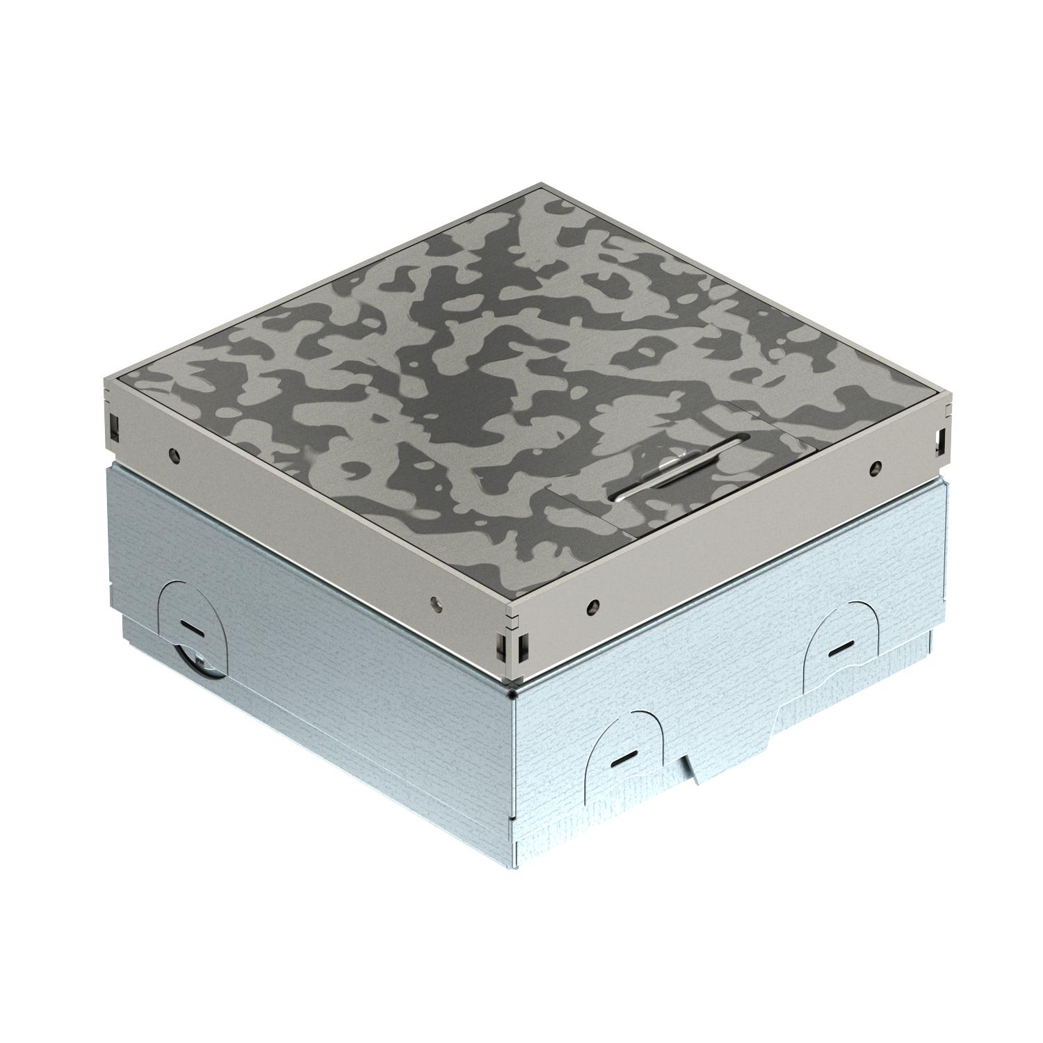 Floor socket unequipped, Spots 140x140x75