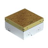 Floor socket unequipped, Hammer blow 140x140x75