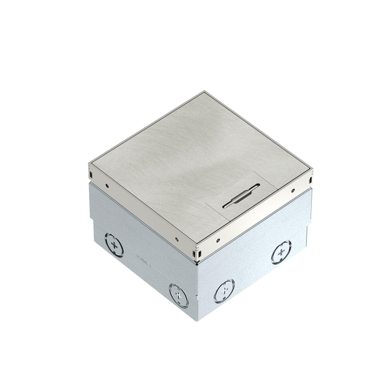 Floor socket unequipped, Angelhair 140x140x110