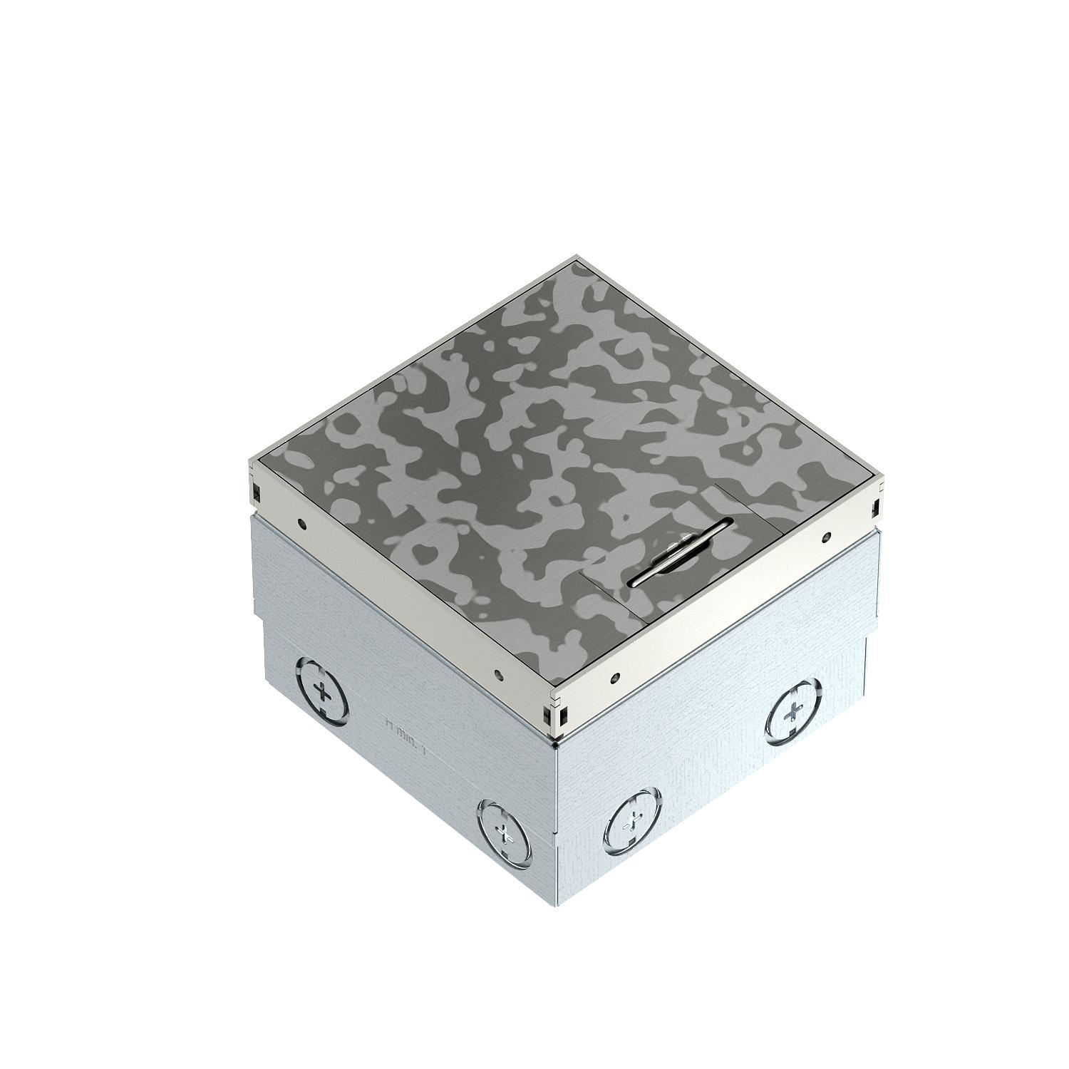 Floor socket unequipped, Spots 140x140x110