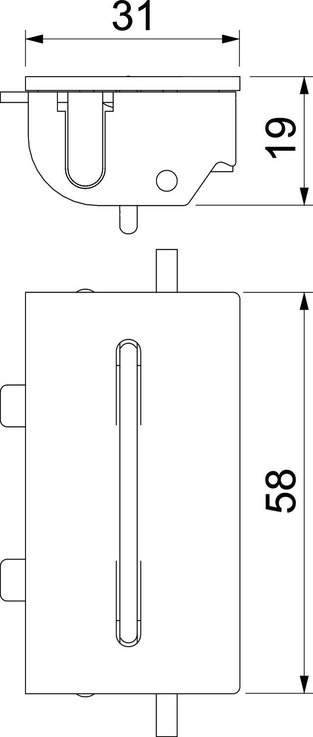 Cord outlet with handle for UDHOME2  – Imagem 2 de 2