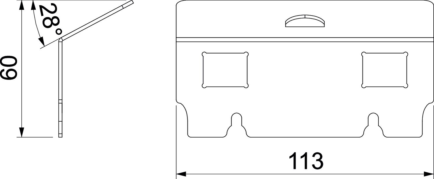 Espelho para dados para UDHOME 2 Tipo C Aço inoxidável, livre de ferrugem – Imagem 2 de 2