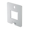 Espelho para conectores para UDHOME-ONE Tipo LE 38x46x1,5 Aço inoxidável, livre de ferrugem