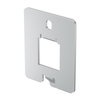 Espelho para conectores para UDHOME-ONE Tipo F 38x46x1,5 Aço inoxidável, livre de ferrugem