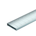 Calha de pavimento, 2 peças 2 vias 2000x190x28 Aço galvanizado pelo método Sendzimir