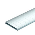 Calha de pavimento, 2 peças 2 vias 2000x250x28 Aço galvanizado pelo método Sendzimir