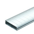 Calha de pavimento, 2 peças 2 vias 2000x250x58 Aço galvanizado pelo método Sendzimir