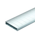 Calha de pavimento, 2 peças 3 vias 2000x250x38 Aço galvanizado pelo método Sendzimir