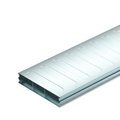 Calha de pavimento, 2 peças 3 vias 2000x250x48 Aço galvanizado pelo método Sendzimir