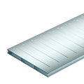 Calha de pavimento, 2 peças 3 vias 2000x350x28 Aço galvanizado pelo método Sendzimir