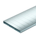 Calha de pavimento, 2 peças 3 vias 2000x350x38 Aço galvanizado pelo método Sendzimir