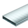Calha de pavimento, 2 peças 3 vias 2000x350x58 Aço galvanizado pelo método Sendzimir