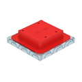 Underfloor box for GES4 308x308x92 Aço galvanizado pelo método Sendzimir