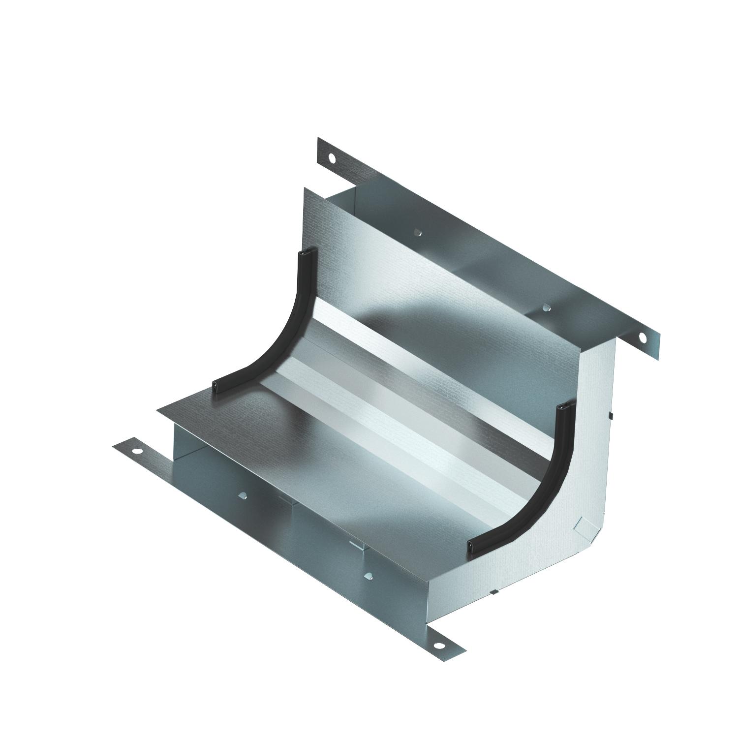 Cotovelo 3 vias para EÜK-2 330x177,7x177,7 Aço galvanizado pelo método Sendzimir