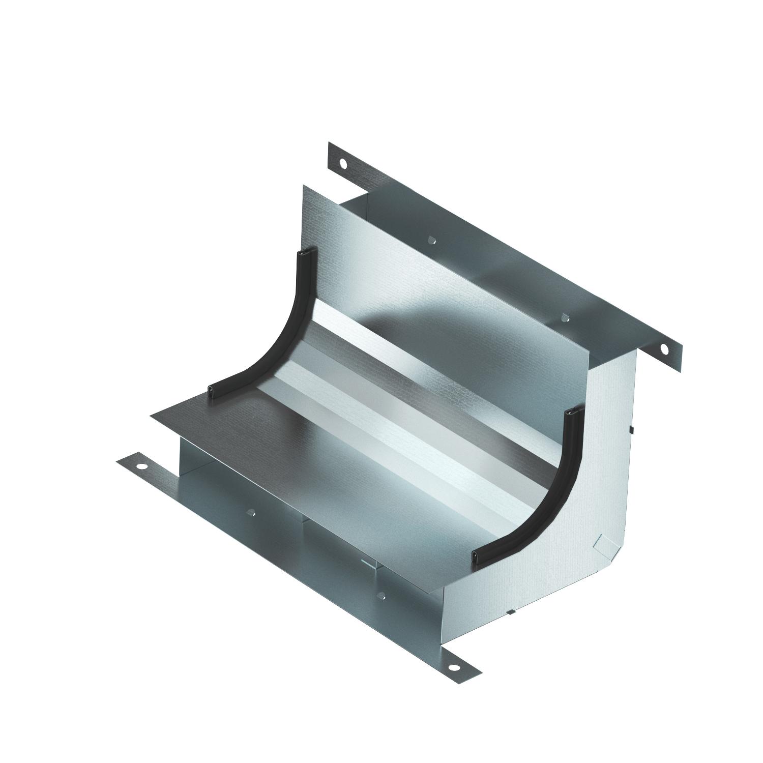 Cotovelo 3 vias para EÜK-2 330x177,7x177,7 Aço galvanizado pelo método Sendzimir