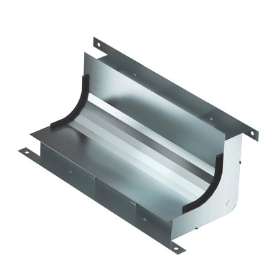 Cotovelo 3 vias para EÜK-2 430x177,7x177,7 Aço galvanizado pelo método Sendzimir
