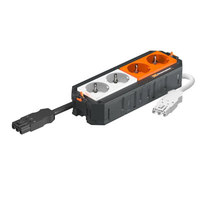 Suporte Connect WINSTA 2 brancas 1 laranja, ÜSM 208x76x45 Poliamida