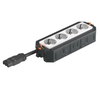 Suporte Connect WINSTA 3 tomadas brancas 208x76x45 Poliamida