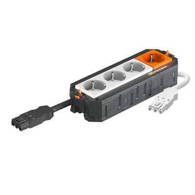 Suporte Connect WINSTA 3 brancas 1 laranja, ÜSM 208x76x45 Poliamida
