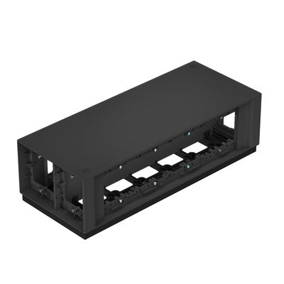 Telitank 375x154x109 Poliamida preto grafite RAL 9011