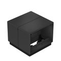 Telitank 118x118x97 Poliamida preto grafite RAL 9011