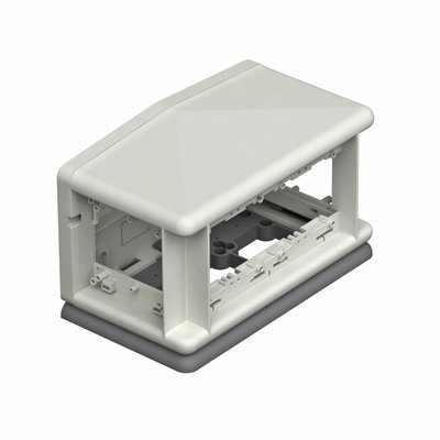 Telitank 225x125x125 Poliamida cinzento claro RAL 7035