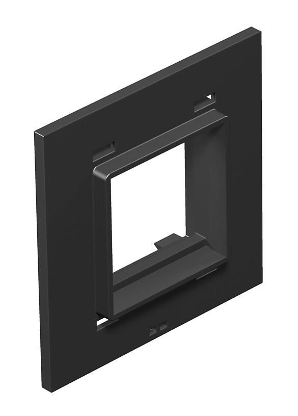 Espelho simples Modul 45 para T4L/T8NL Poliamida preto grafite RAL 9011