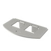 Mounting plate for GES R2 for 2x Typ F Aço inoxidável, livre de ferrugem A2 1.4301