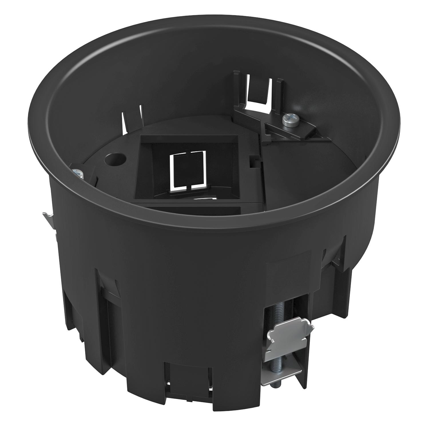 Suporte de montagem para GESR2 para 2x 1 Modul 45 Poliamida preto grafite RAL 9011