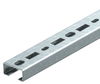 Perfil perfurado, rasgo 17mm 1000x35x18 Aço galvanizado pelo método Sendzimir