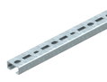 Perfil perfurado, rasgo 16mm 400x30x15 Aço Galvanizado por imersão a quente após maquinação