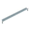 Calha DIN para fixação de borne de terra 161x15x7,5 Aço eletrogalvanizado, passivado transparente