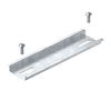 Top hat rail with fastening screws 119x35x7,5