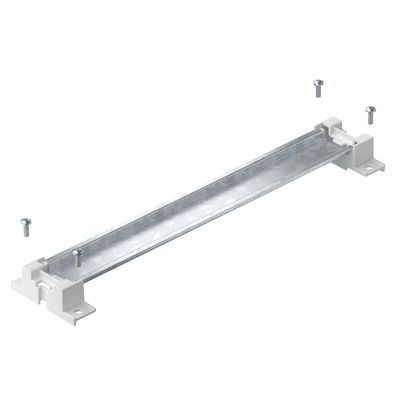 Calha DIN com suportes e parafusos 248x35x7,5