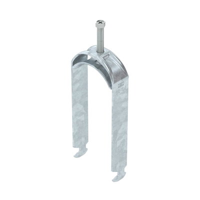 Abraçadeira BBS 2056 dupla 58-64mm Aço Galvanizado por imersão a quente após maquinação