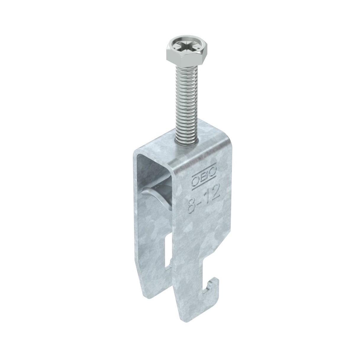 Abraçadeira BBS 2056 dupla 08-12mm Aço Galvanizado por imersão a quente após maquinação