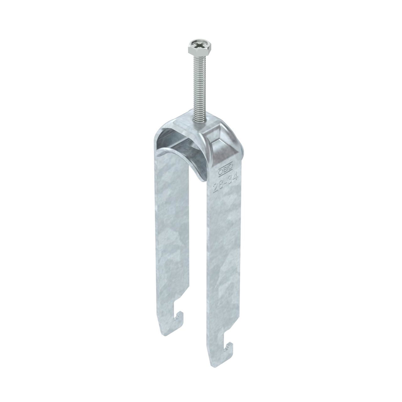 Abraçadeira BBS 2056 tripla 28-34mm Aço Galvanizado por imersão a quente após maquinação