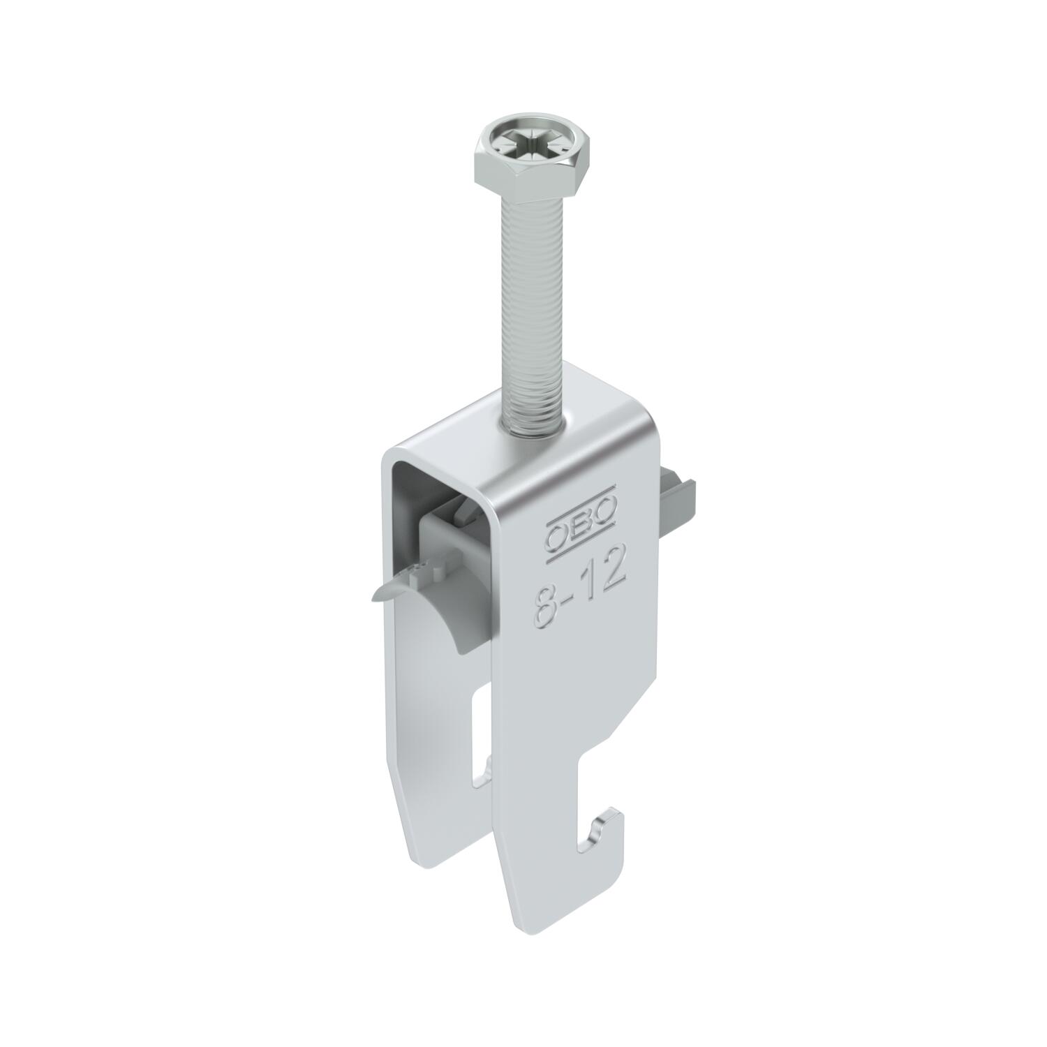 Abraçadeira BBS 2056 dupla 08-12mm Alumínio