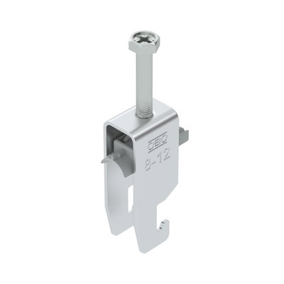 Abraçadeira BBS 2056 dupla 08-12mm Alumínio