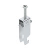 Abraçadeira BBS 2056 tripla 08-12mm Alumínio
