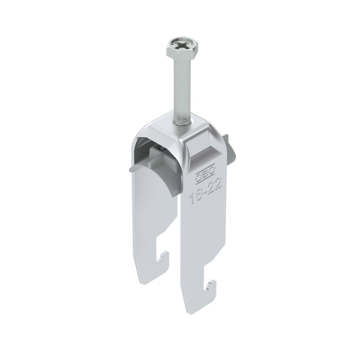 Abraçadeira BBS 2056 dupla 16-22mm Alumínio