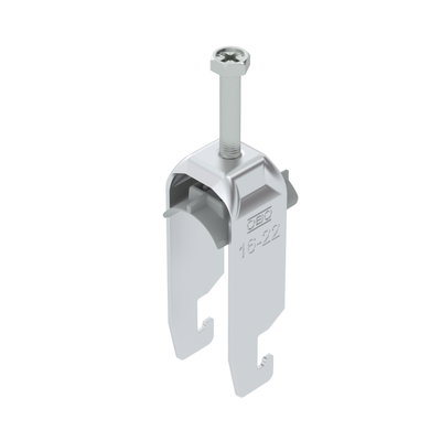 Abraçadeira BBS 2056 dupla 16-22mm Alumínio