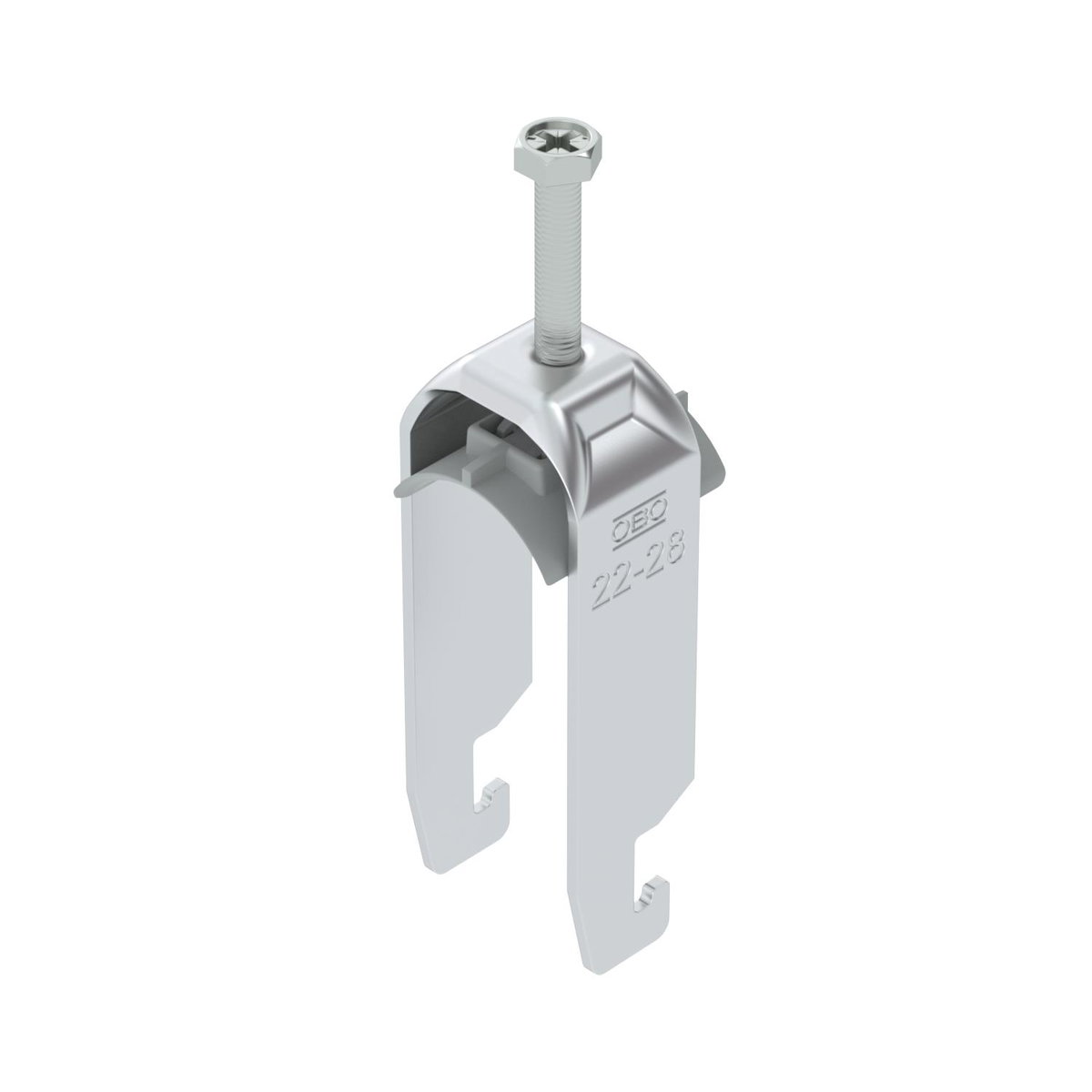 Abraçadeira BBS 2056 dupla 22-28mm Alumínio
