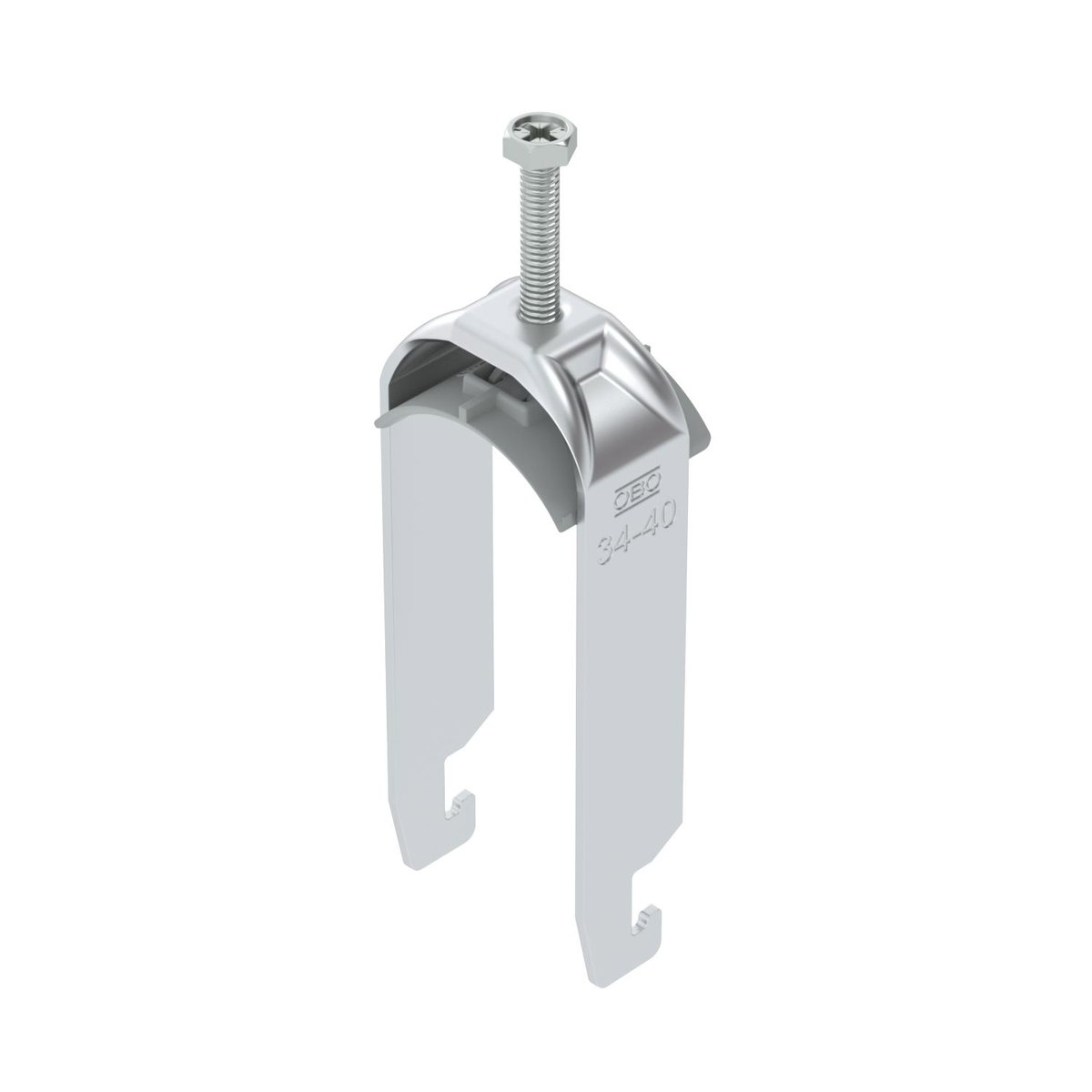 Abraçadeira BBS 2056 dupla 34-40mm Alumínio