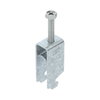 Abraçadeira BBS 2056 dupla 08-12mm Aço Galvanizado por imersão a quente após maquinação